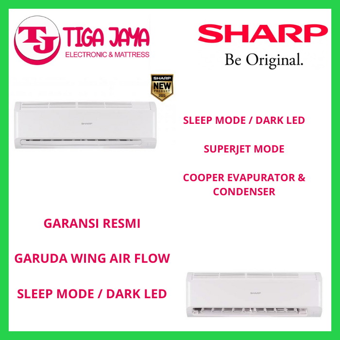 SHARP AC AH A5BEY AC SPLIT 1/2 PK AC SHARP INDONESIA AH-A5BEY AHA5BEY