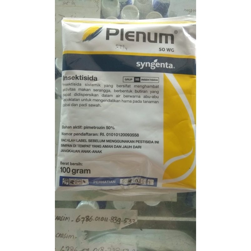 PLENUM Insektisida sistemik untuk mengendalikan hama pada Cabai dan padi sawah