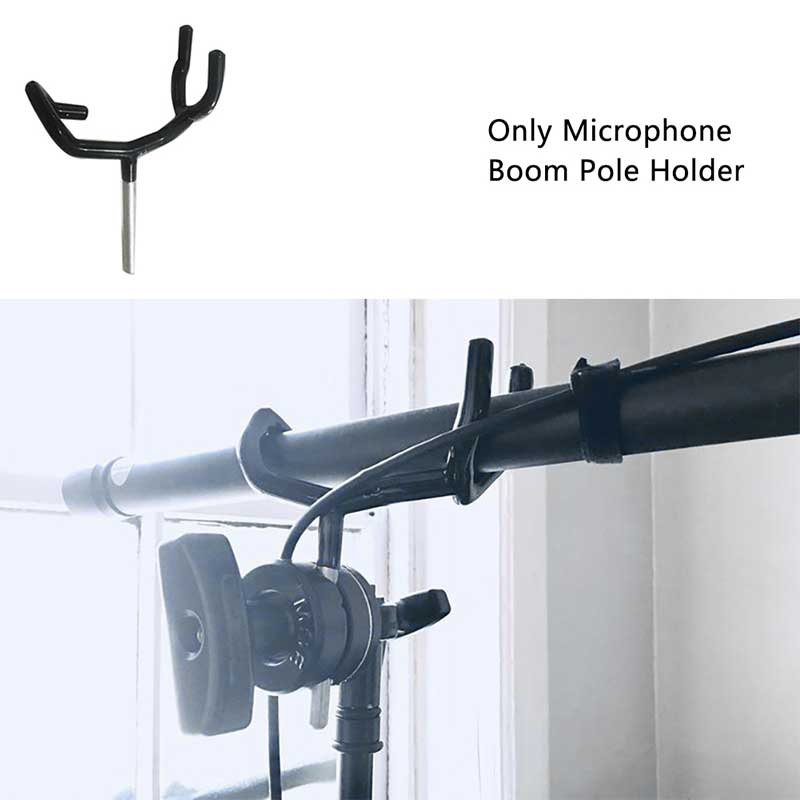 Microphone Boompole Holder Microphone Boom Pole Holder Metal For C-Stand Mic Stand