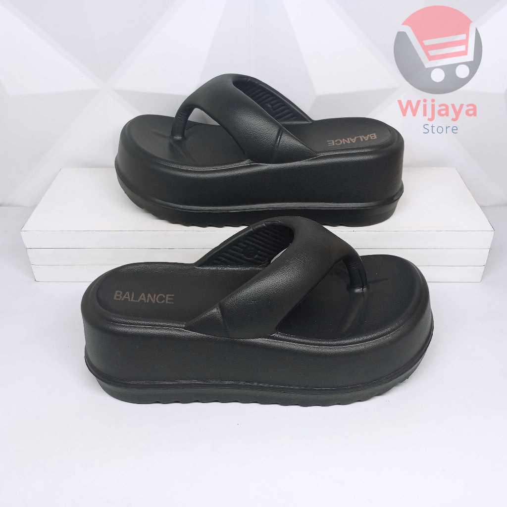 Sandal BALANCE 7628 Wedges Jepit Wanita Sendal Jepit Tebal Ringan Cewek Perempuan