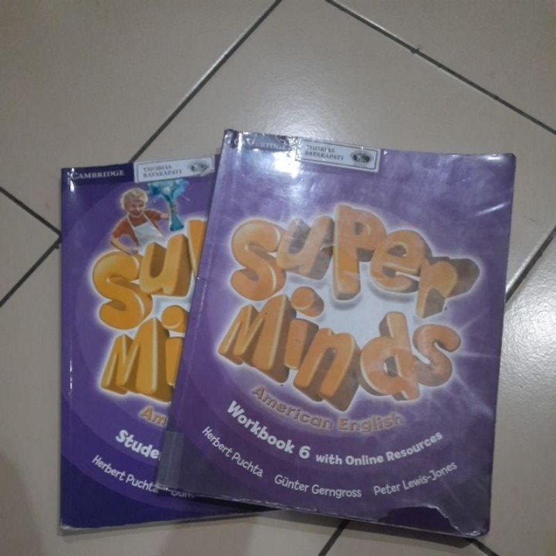 

Buku SuperMinds American English Kls 6 Bekas (2 buku)