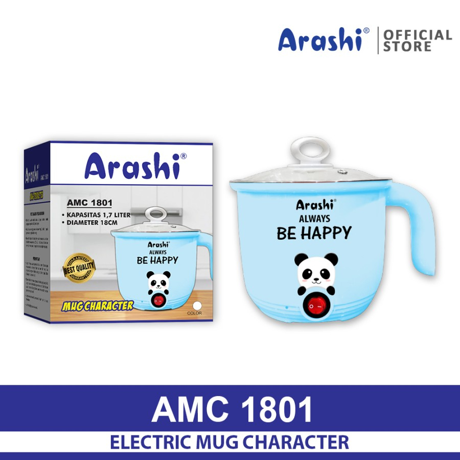 Arashi Panci Listrik Karakter MUG AMC 1801 Stainless Steel