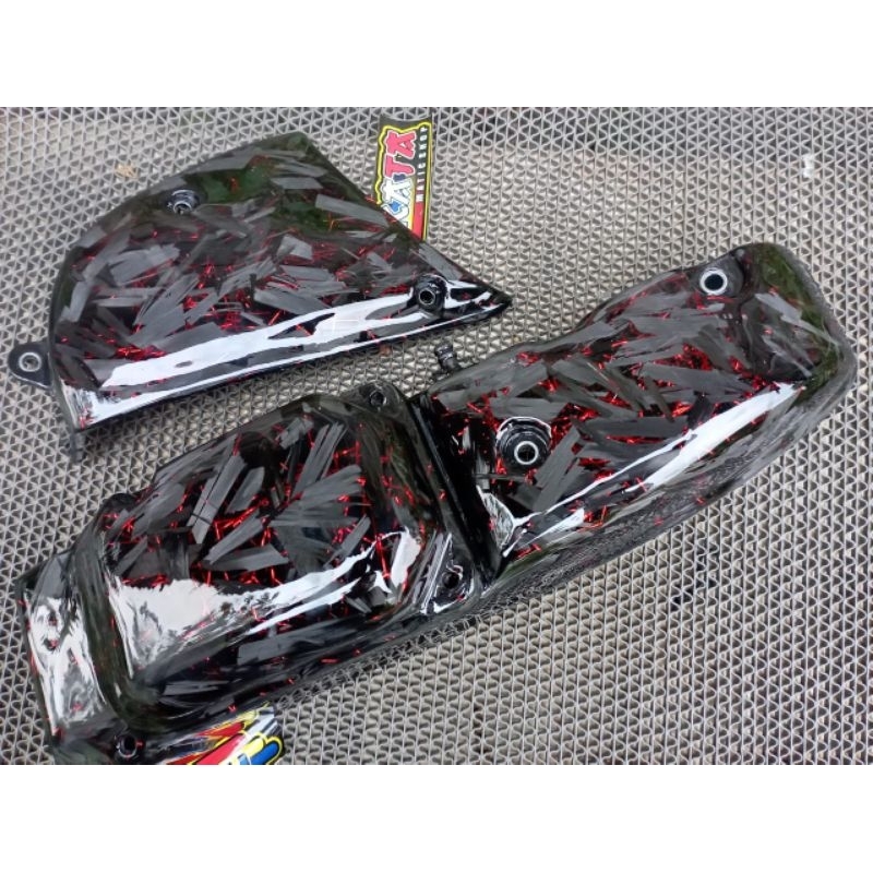 TUTUP CVT MIO SPORTY DAN MIO SMILE KARBON FORGED ORIGINAL TUTUP COVER CVT MIO SPORTY   DAN MIO SMILE