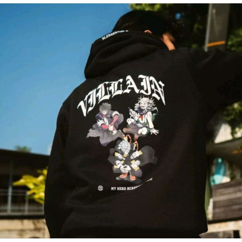 Hoodie FTH x w.essentiels x my Hero academia