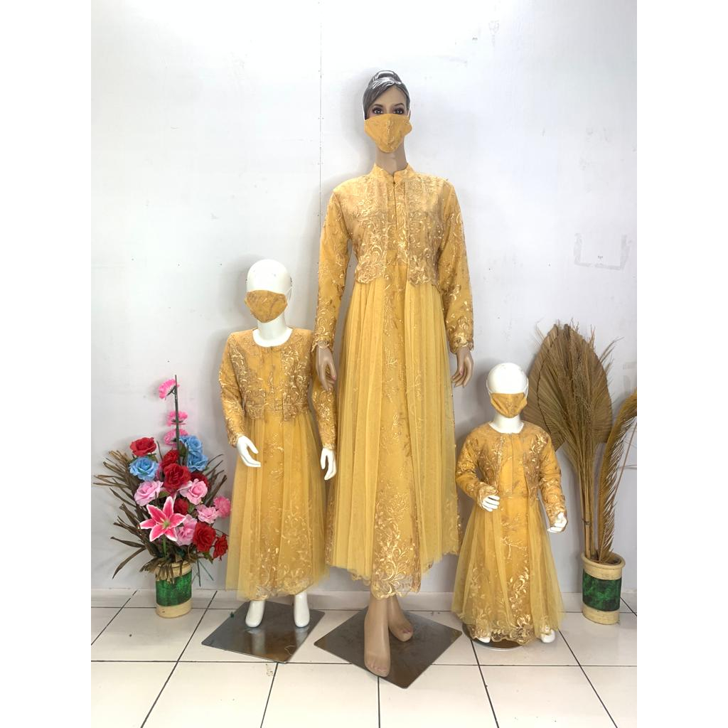 Gamis brukat muslimah / Gamis terbaru / Gamis sayap / gamis terlaris / gamis fashion muslimah / Gamis busui / pakaiab muslimah wanita / ukuran jumbo 3XL ld 130