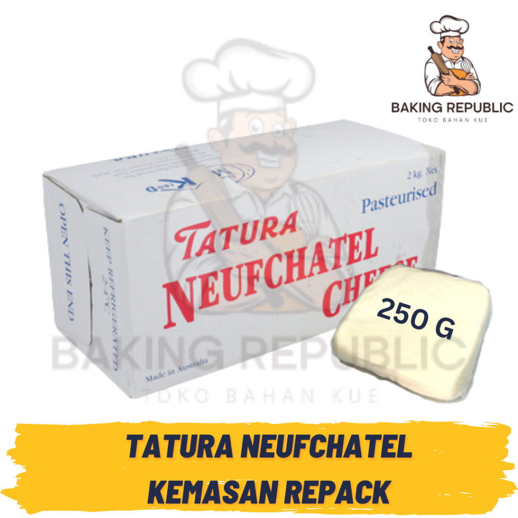 

TATURA NEUFCHATEL | 250 GR | TATURA CREAM CHEESE PLAIN | MADE IN AUSTRALIA | CREAM CHEESE TAWAR IMPORT BEST SELLER