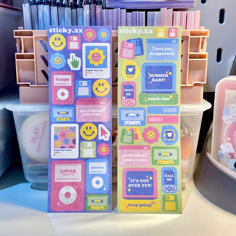 

[READY STOCK] music stickers by sticky.xx | STICKER HOLOGRAM DEKORASI MURAH POLAROID LIGHTSTICK HANDPHONE DIARY