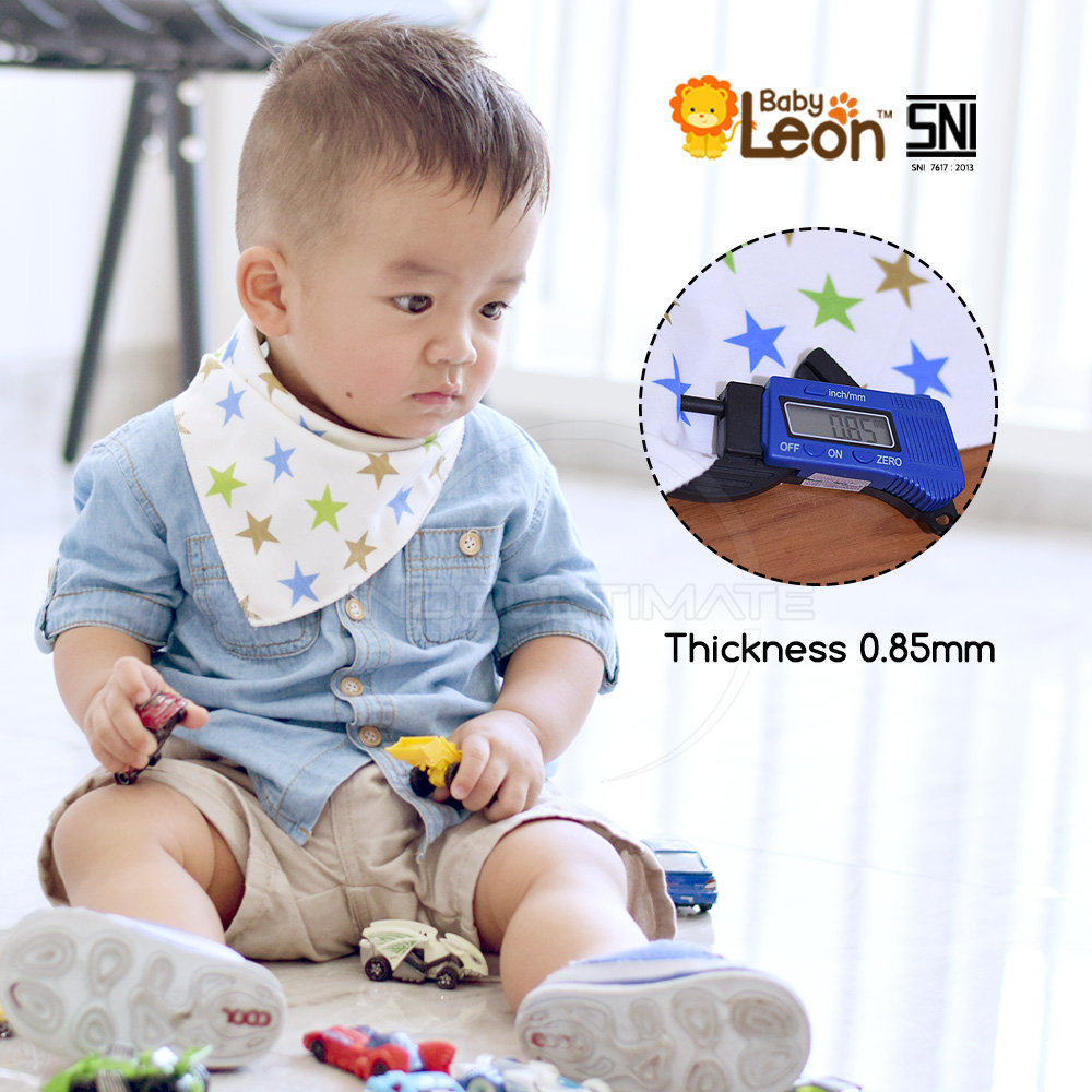 BABY LEON BY-65-ST Slabber Bayi Double Layer Slabber Best Baby Bayi Bib Tatakan Air Liur Tatakan Makan Motif Boy dan Girl Best Baby Slaber Kain Baby Celemek Makan Bayi Slabber Cotton Scraft Makan Liur Bayi Lembut