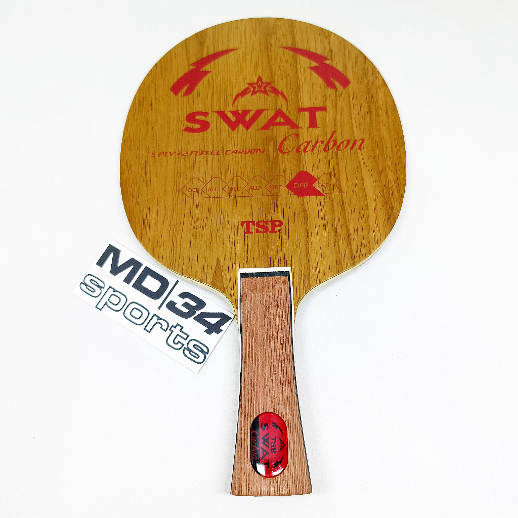 KAYU TSP SWAT CARBON - blade / kayu / bet pingpong murah