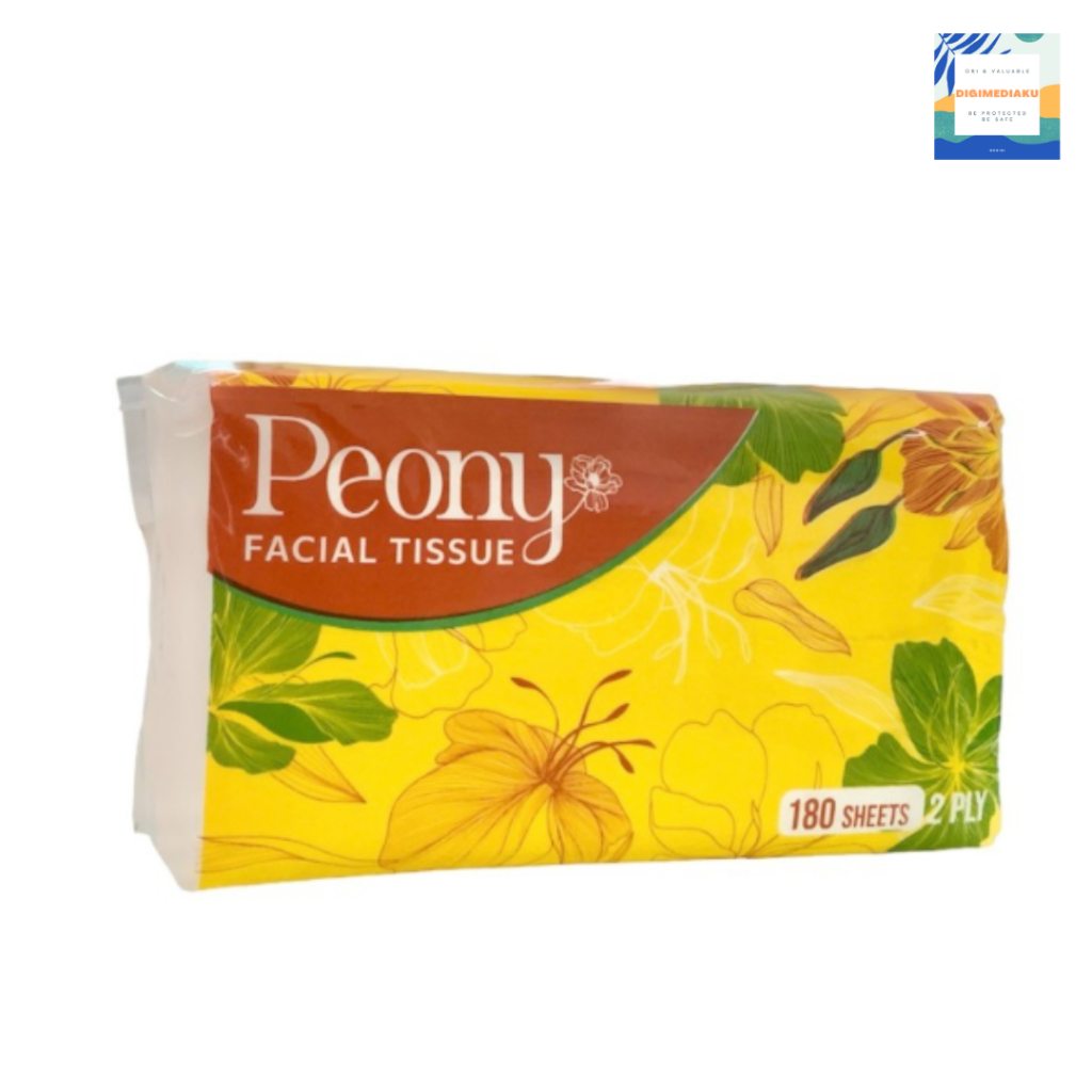 TISSUE PEONY 180 Sheets Halus TISUE PEONY TISSUE FACIAL TISUE FACIAL TISSUE
