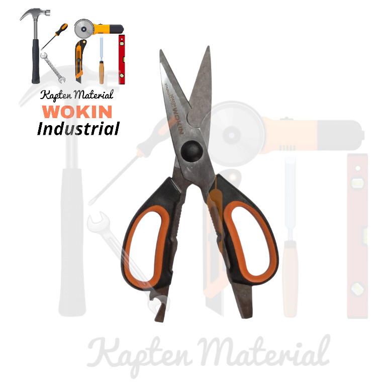 

Gunting Serbaguna Wokin | Scissor Multifungsi Daging | Pembuka Botol | Kapten Material