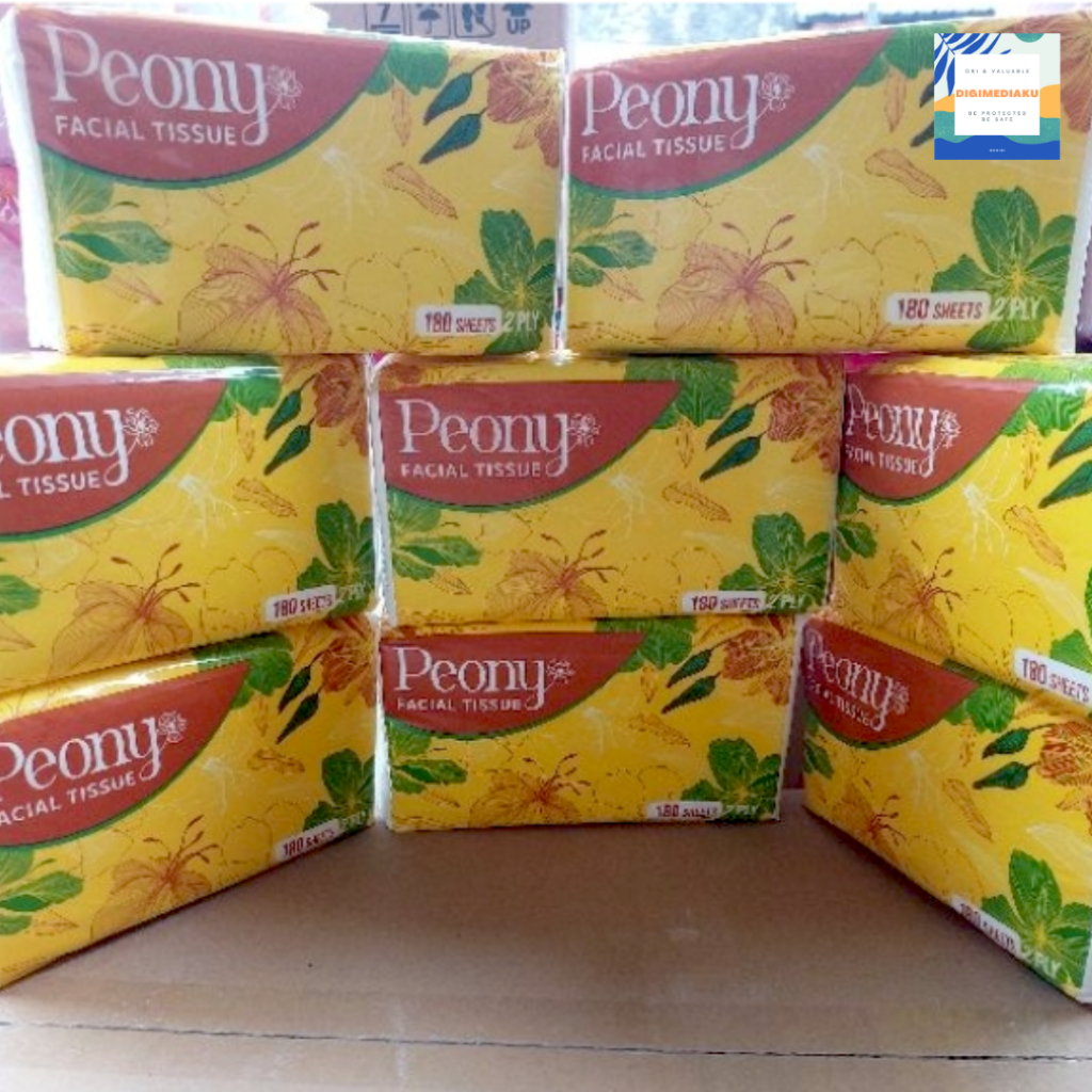 TISSUE PEONY 180sheets Halus TISUE PEONY TISSUE FACIAL TISUE FACIAL TISSUE