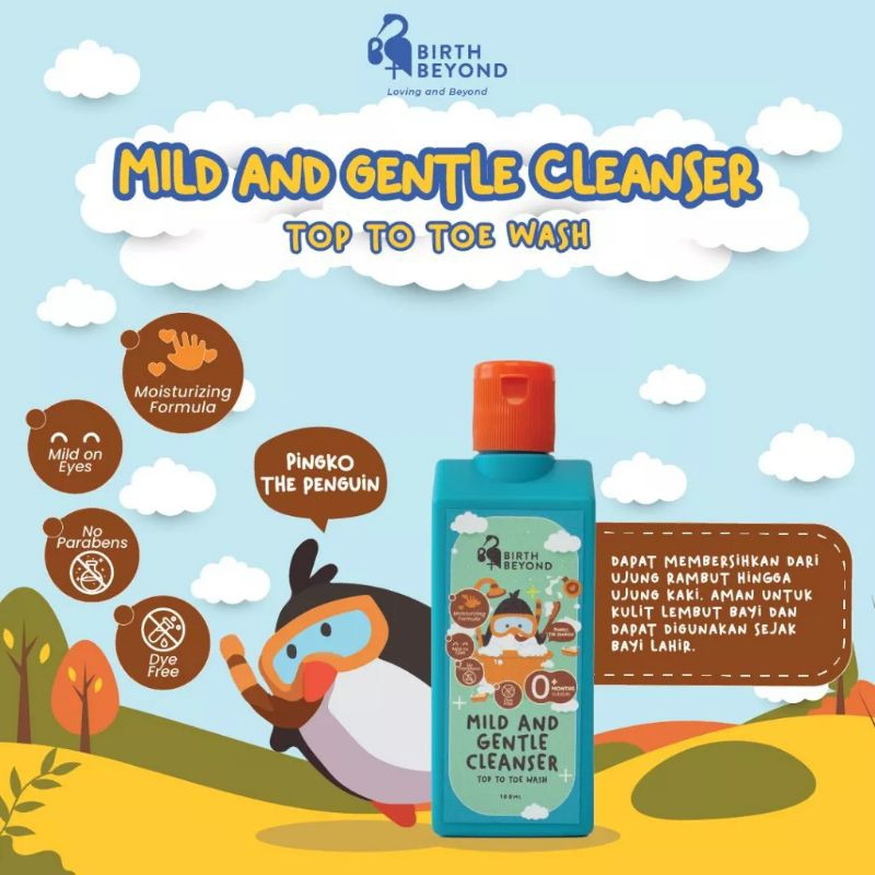 Birth beyond shampo| gentle cleanser| calming oil| hair lotion| moisturizing lotion| protector lotion| cologne 100ml