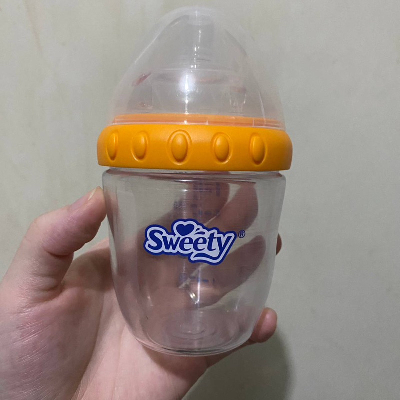 Sweety Bottle Wideneck Tritan 180ml Orange Botol Susu Dot