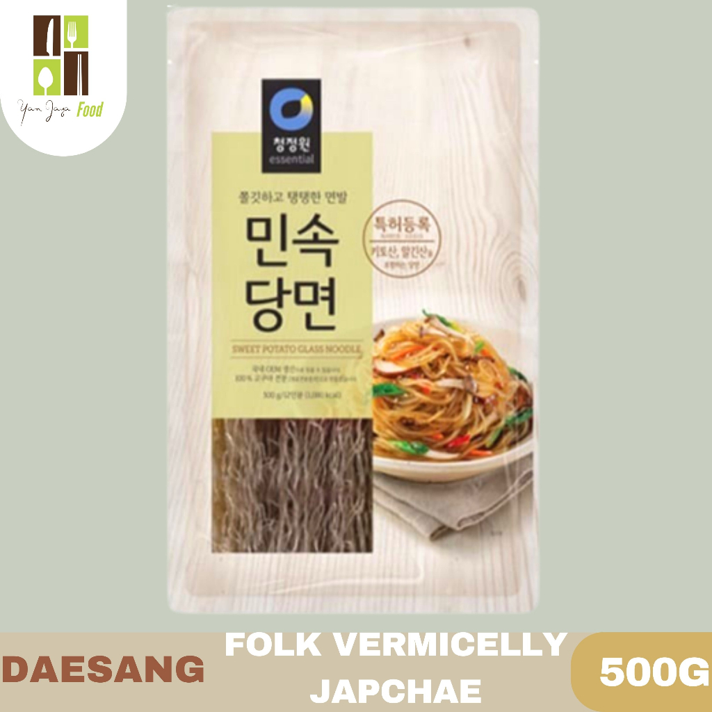 Daesang Chung Jung One O'food Folk Vermicelli/ Japchae / Bihun Korea/ Bihun Ubi 500g
