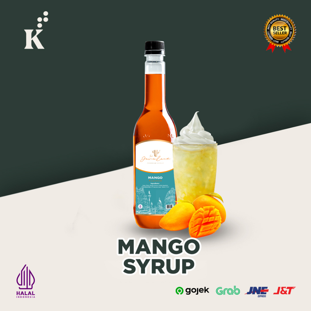 

Syrup Premium Javaland Sirup Aneka rasa Mango 620 Ml