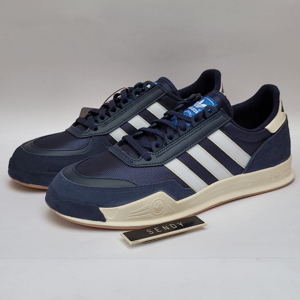 Adidas CT86 Original GW5721 Cloud White Silver Metallic Blue Navy Sepatu Casual Pria Cowok Sneaker S