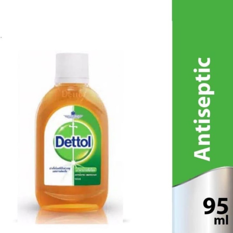 DETTOL ANTISEPTIK CAIR ORIGINAL 100% ~ DETTOL LIQUID  ANTI BAKTERI  ~ 95 ML