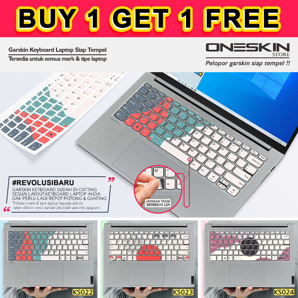 Garskin Stiker Sticker keyboard Laptop For Asus gambar custom katalog 22