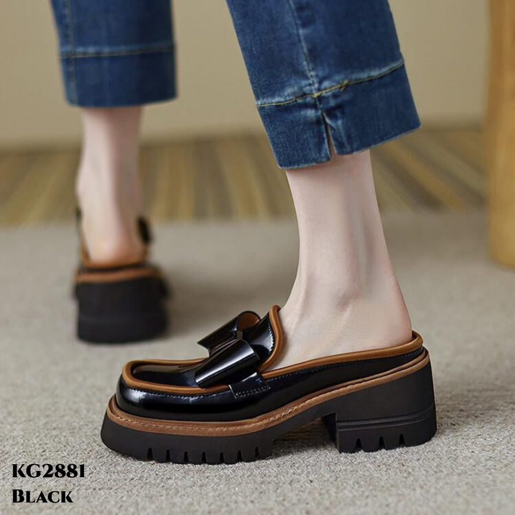 WYN SEPATU SNEAKERS WEDGES SLOP FASHION KOREA KG2881