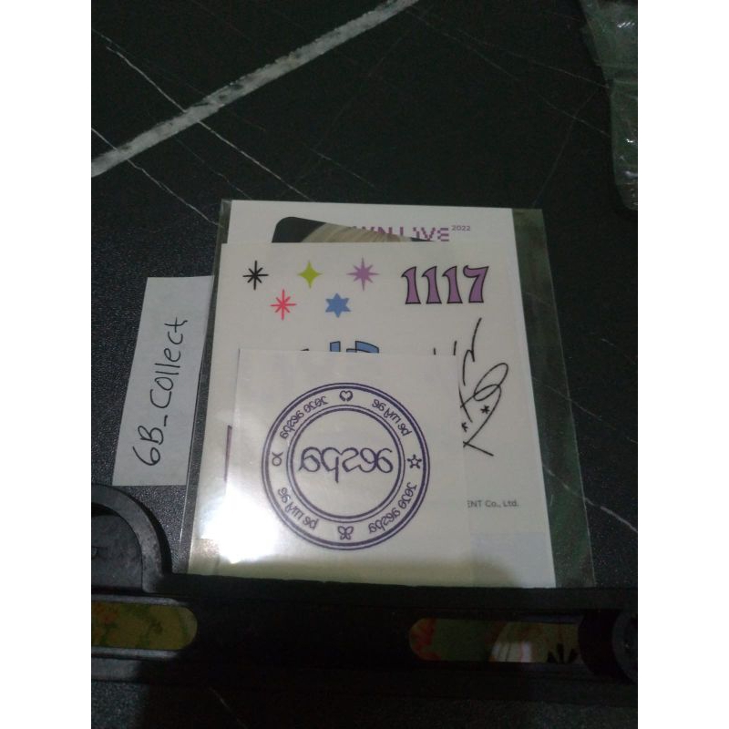 pc ar tatto winter sealed sticker set suwon smcu smtown live photocard