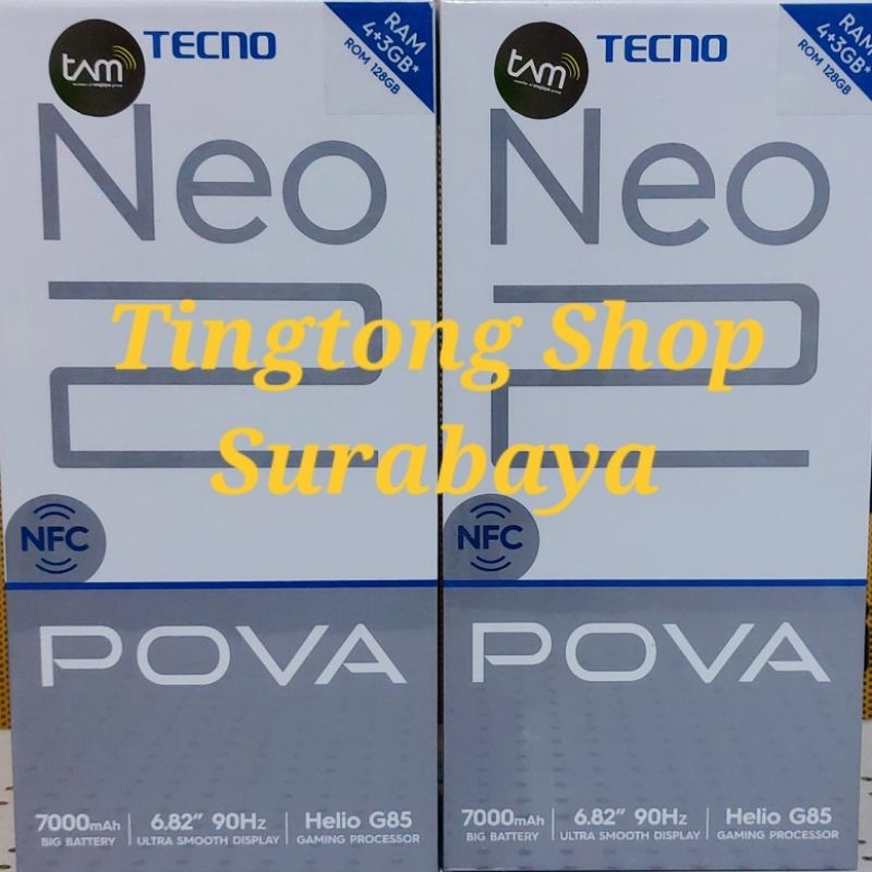 Tecno Pova Neo 2 2022 4/128 Garansi Resmi Tam