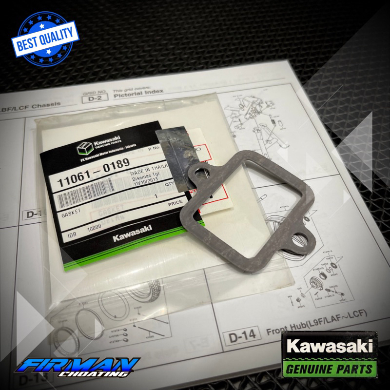 PAKING COVER MEMBRAN KIPS GASKET KIPS NINJA RR OLD / ZX ORIGINAL KAWASAKI 11061-0189