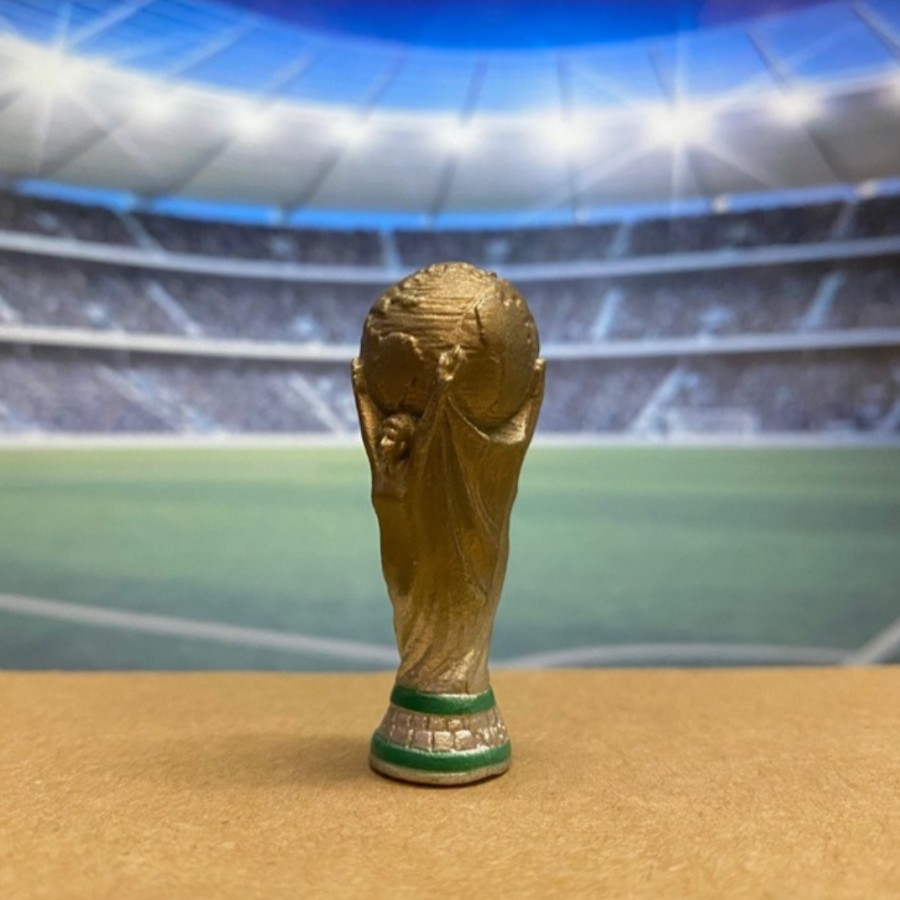 Figure Miniatur Piala Trofi Liga Inggris-Liga Champions-Piala Dunia - Piala Dunia 3,5