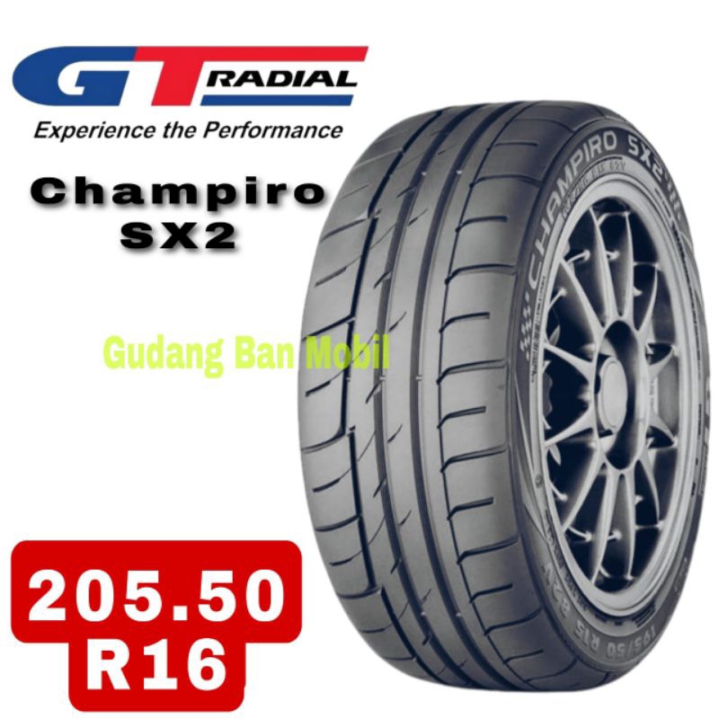 Ban Mobil 205/50 R16 Gt Champiro Sx2 Semislick