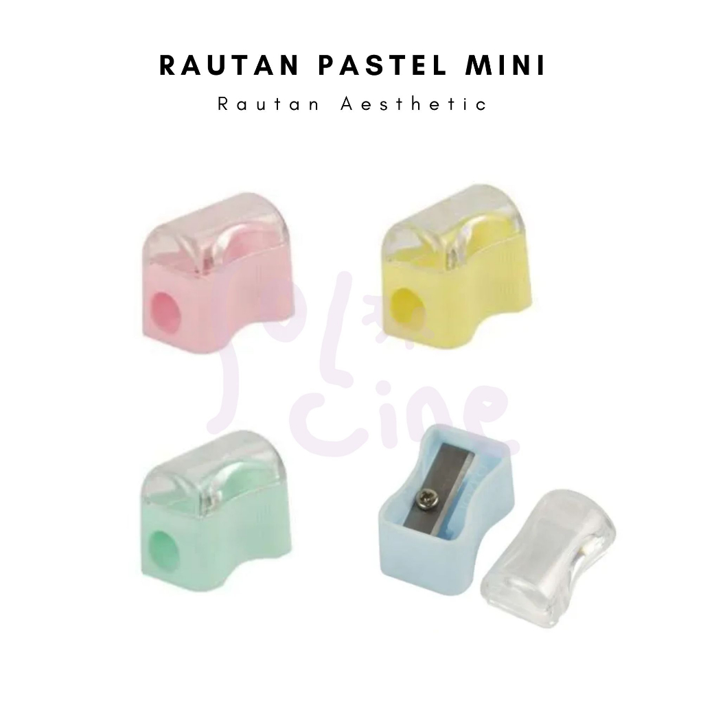 

Rautan Pensil Mini Pastel - Serutan Pensil Mini Pastel