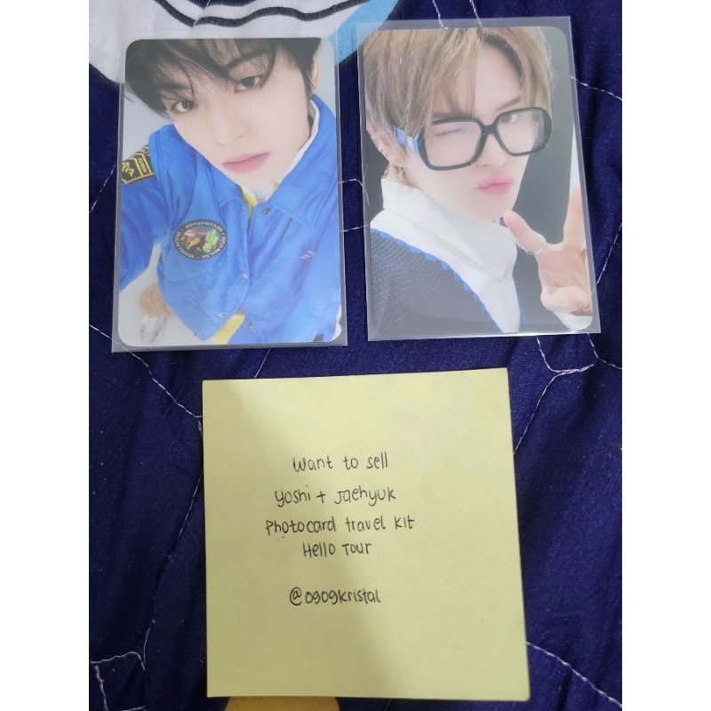 Treasure Photocard Travel Kit Hello Tour Yoshi & Jaehyuk