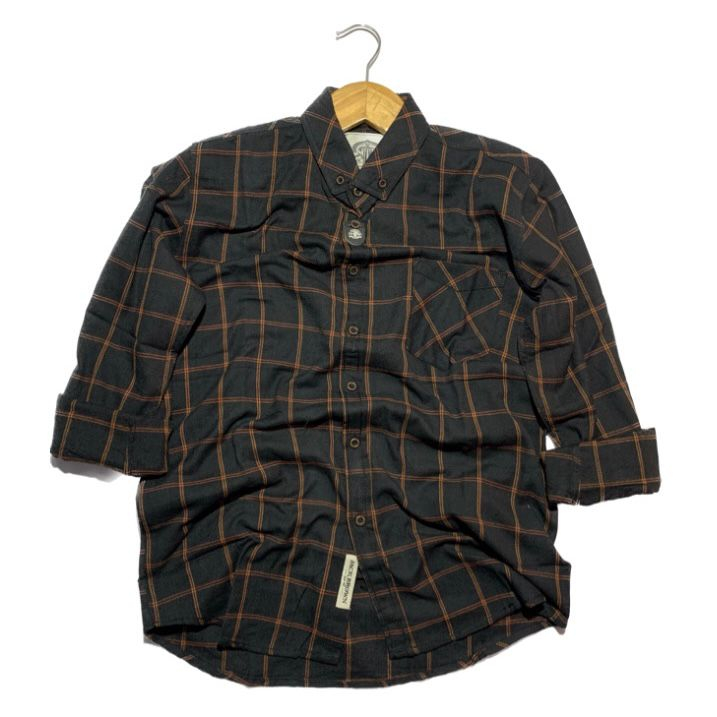 KEMEJA FLANEL JACK BROWN LENGAN PANJANG PREMIUM JB12
