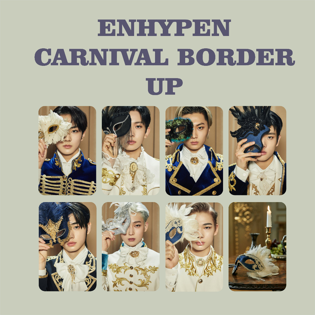 [KUKIRA] Photocard Enhy-pen Carnival Border