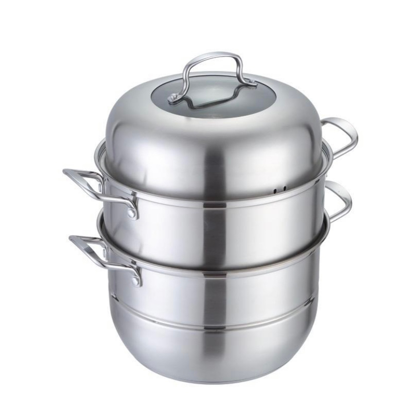 PANCI KUKUS 3 Susun, Steam Steamer Dimsum Pot Boiling Cooking Stainless