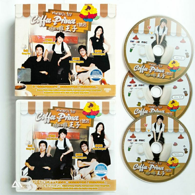 VCD Coffee Prince drama serial Korea 2010