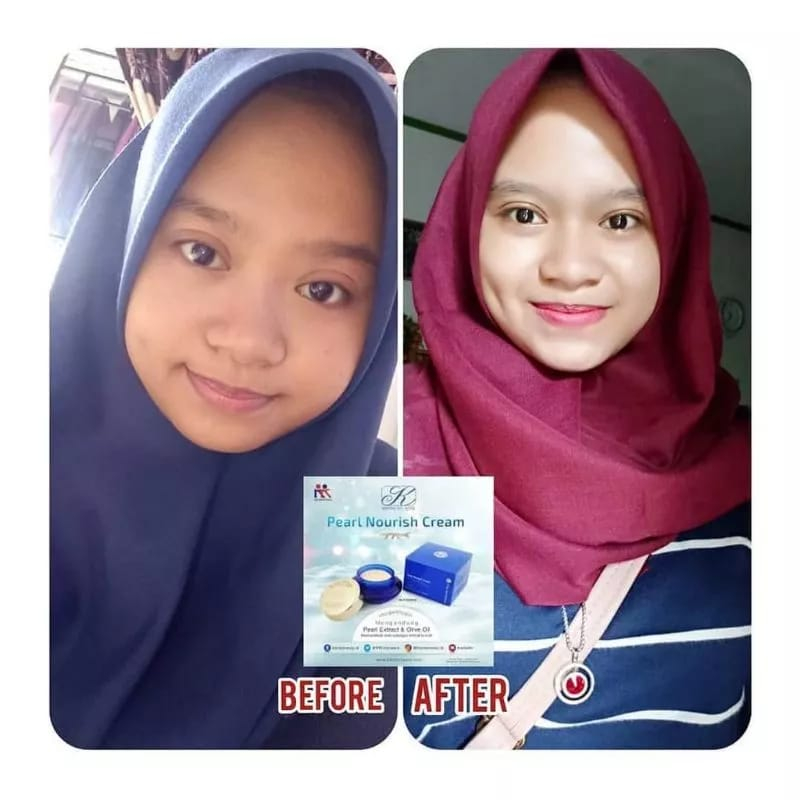 Kristine Ko Kool Pearl Nourish Cream Refreshing Krim KK Indonesia 7