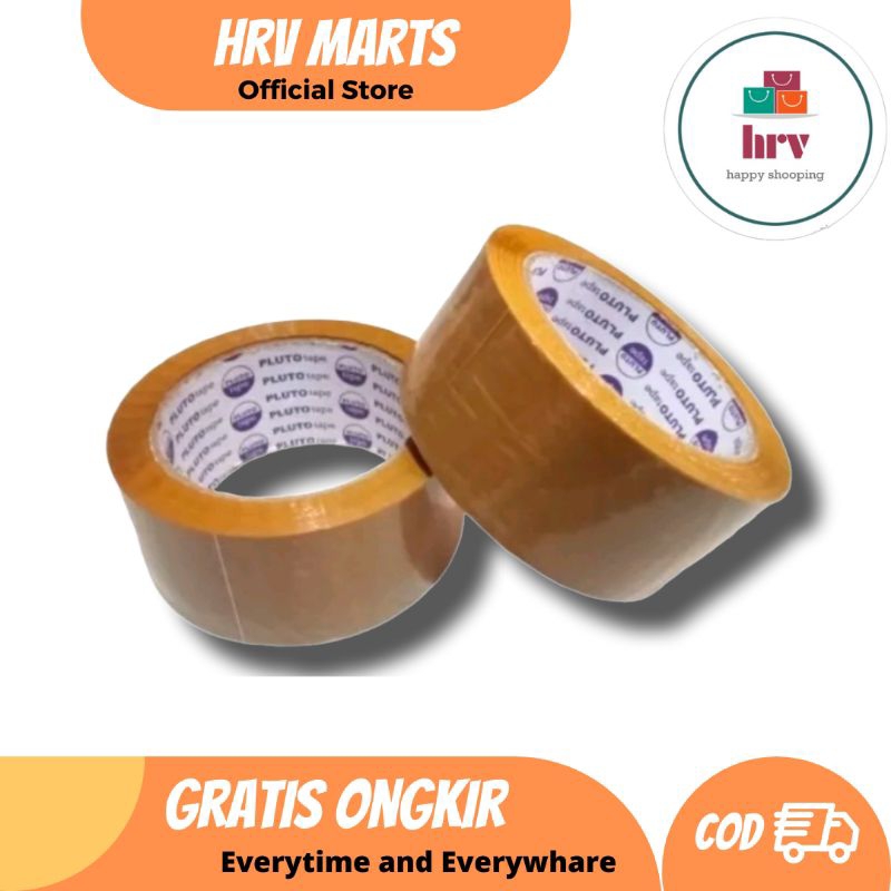 

LAKBAN ISOLASI SELOTIP COKELAT COKLAT BROWN TAPE KUAT 45 MM x 100 YARD