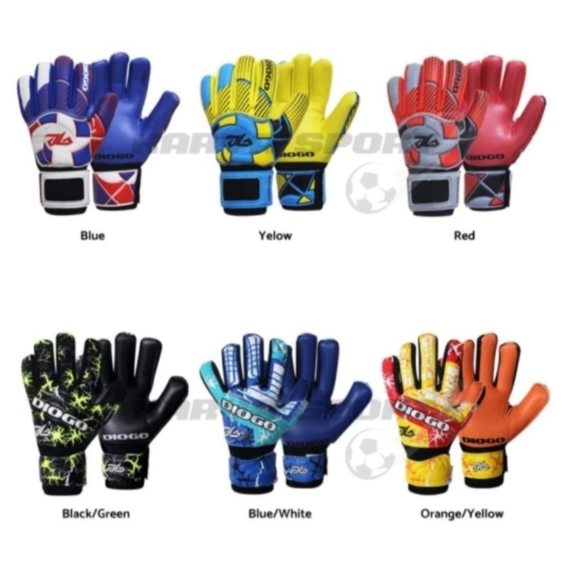 DIOGO PRATO Sarung Tangan Kiper Tulang Anak-Anak Original