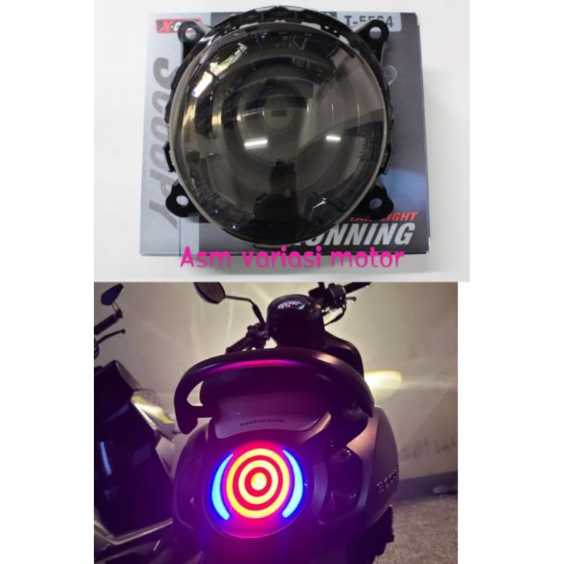 LAMPU STOP SCOOPY 2020-2021-2022-2023- 2024 LAMPU MOTOR STOPLAMP BELAKANG LED MOTOR SCOOPY NEW