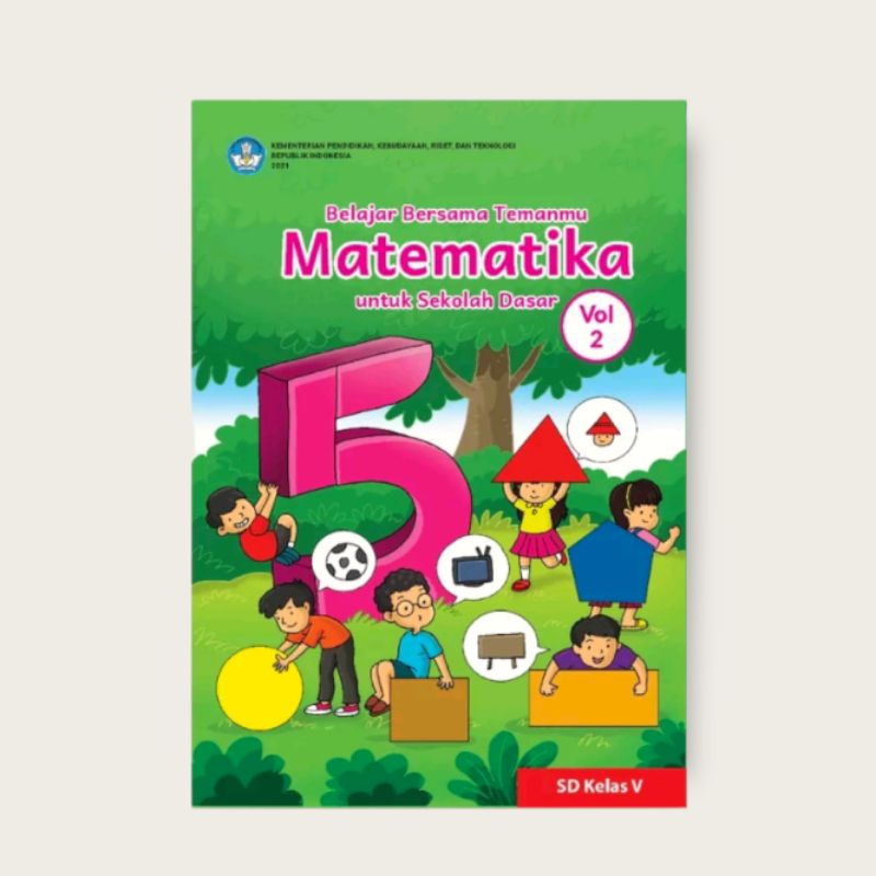 Buku Pelajaran Matematika Vol 2 SD Kelas 5 Kurikulum Merdeka/Penggerak