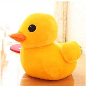 Mainan Boneka Anak Karakter Hewan Bebek Kuning Besar Lucu Imut Bisa Nyala Ukuran 40cm