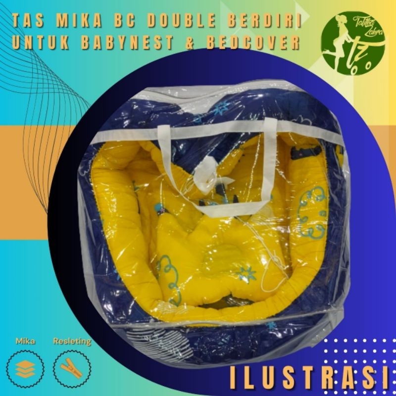 Tas mika tas plastik mika babynest kasur bayi kasur baby tas mika bedcover tas mika bansui