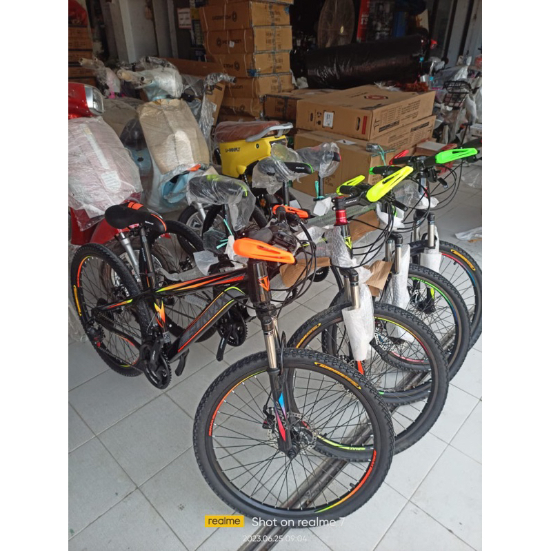 SEPEDA GUNUNG / MTB 24 INCH ATLANTIS SUMAX 2465 3 x 7 SPEED DISC BRAKE