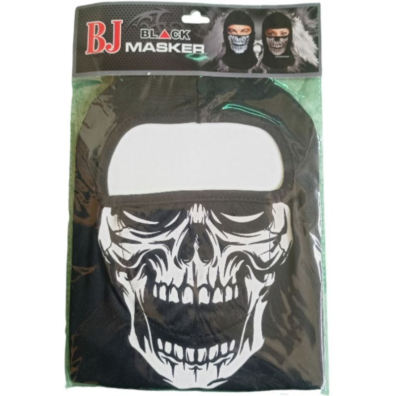 MASKER SEBO MOTIF TENGKORAK
