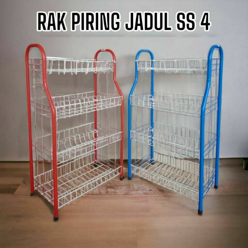 Rak piring 4 susun besi anti karat Rak piring 4s model Master R04
