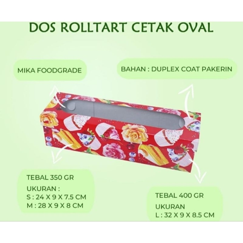 

dus cetak roti gulung lebar 24cm 28cm dan 32cm