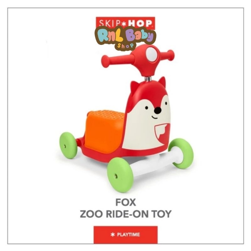 Skip Hop Kids Zoo Ride On Toy - Mainan Sepeda Balita