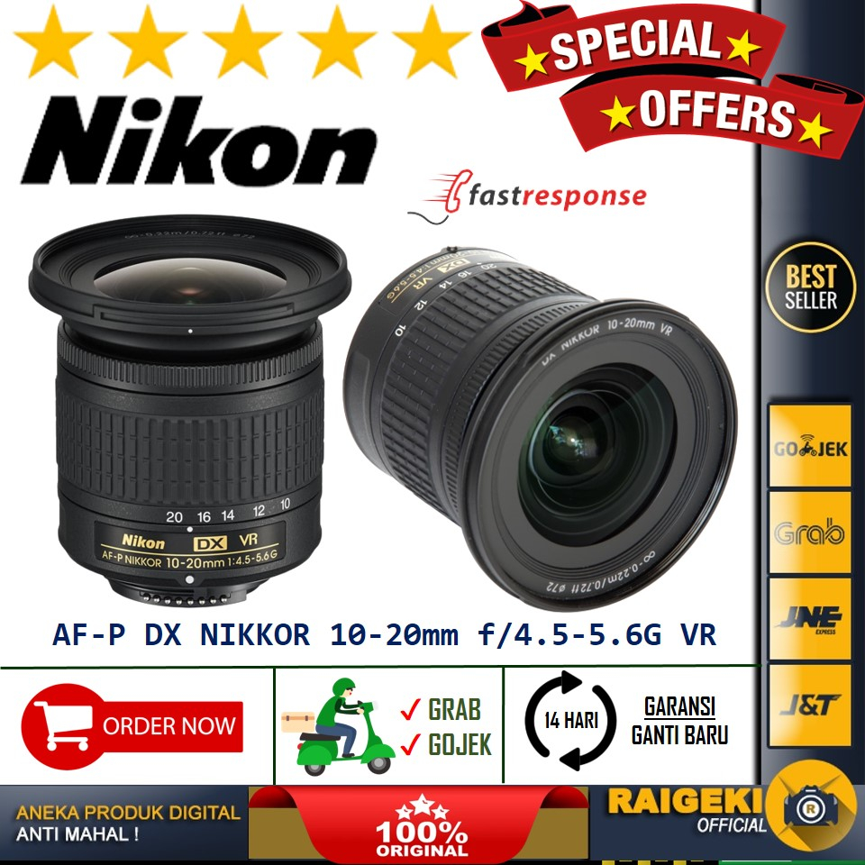 Nikon AF-P DX NIKKOR 10-20mm f/4.5-5.6G VR