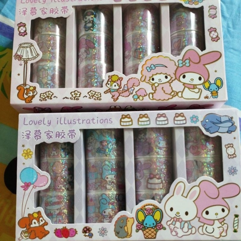 

sticker roll washi tape sario dan lotso glitter