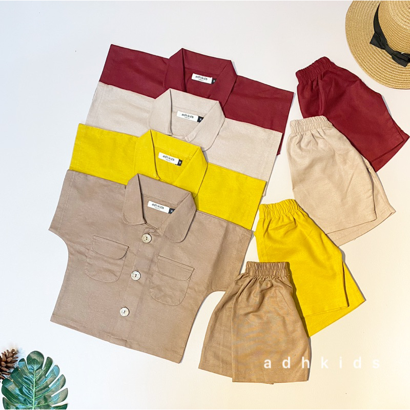 SET BAJU ANAK/SETELAN ANAK SAFARI LAKI LAKI DAN PEREMPUAN 06 - 5 tahun